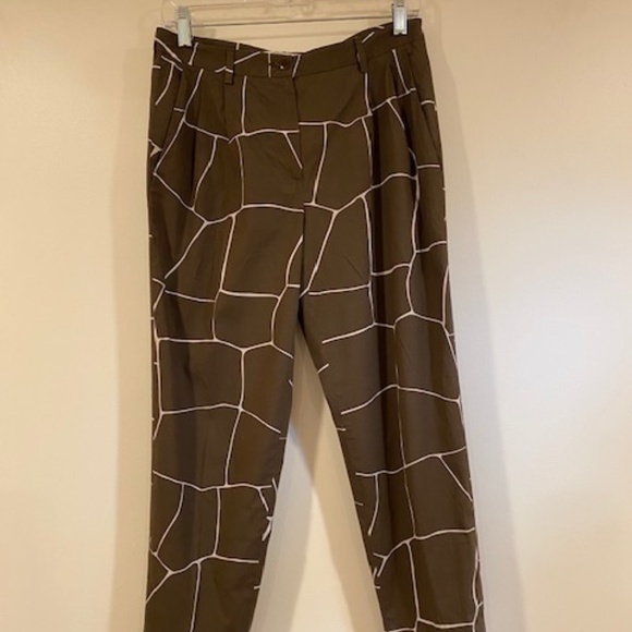 Miu Miu summer trousers giraffe print size 40 - Picture 2 of 7